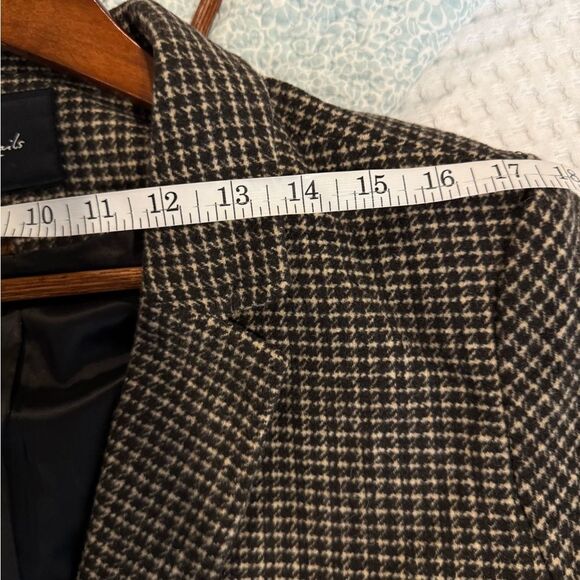 RAILS Blazer Womens Brown Plaid Houndstooth Wool Blend Cody Jacket Size XL - Picture 5 of 11